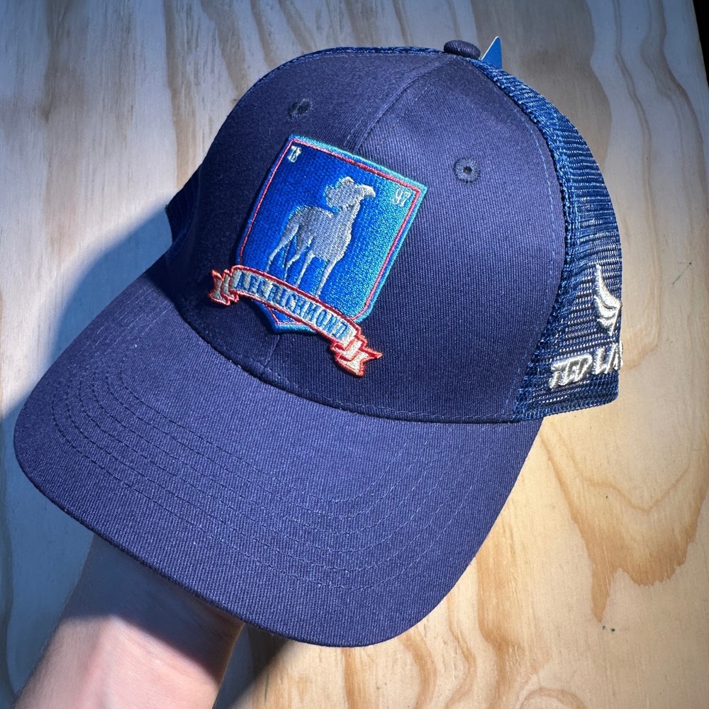 Ted Lasso AFC Richmond Navy Blue Trucker Hat Snapback Cap New NWT OS